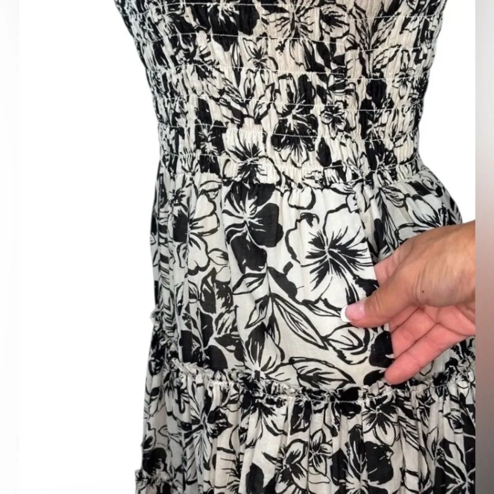 American Eagle Outfitters Womens Floral Mini Dress Size L - Picture 7 of 8